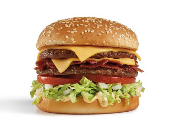 Order Bacon Double Del® Cheeseburger food online from Del Taco store, Cedar City on bringmethat.com