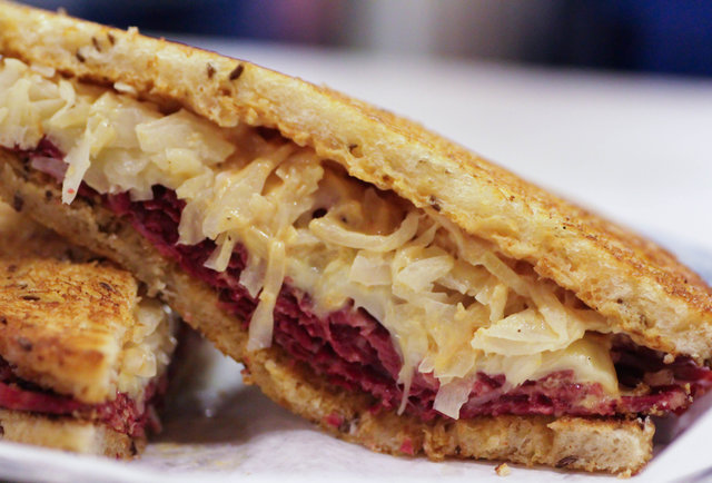 Order Reuben Grinder food online from Mancinos Pizza and Grinders of Taylor store, Taylor on bringmethat.com