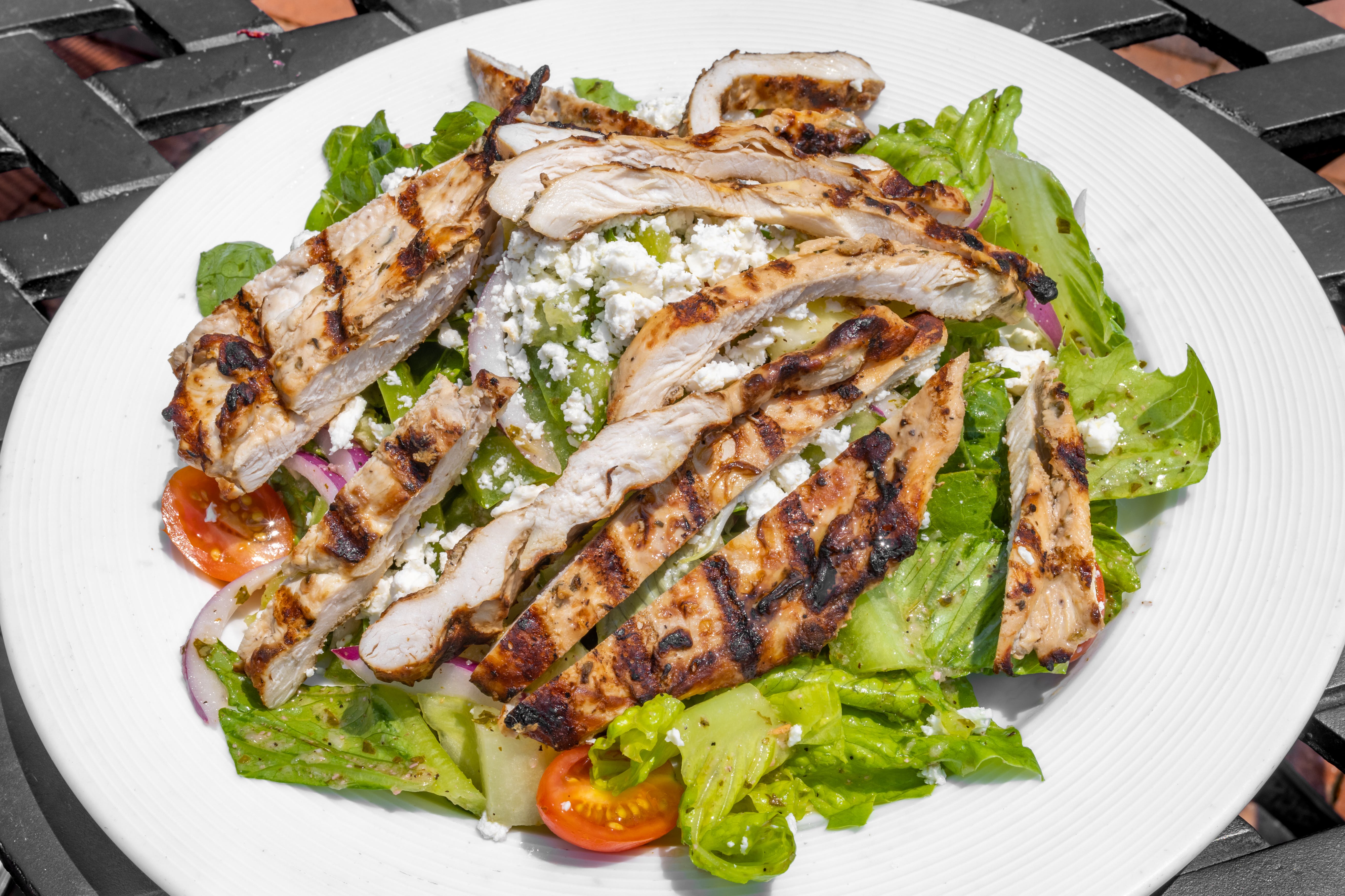 Order Greek Salad - Salads food online from Forte Pizzeria store, Randolph on bringmethat.com
