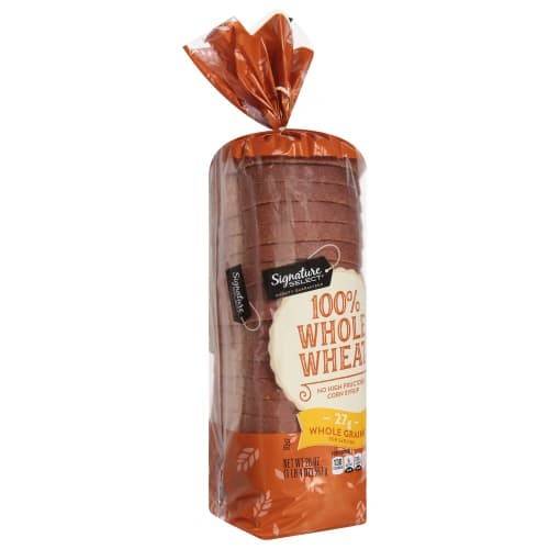 Order Signature Select · Whole Wheat Bread (20 oz) food online from Safeway store, Rehoboth Beach on bringmethat.com