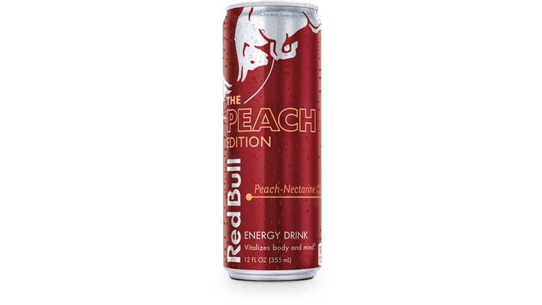 Order Red Bull Editions - The Peach Edition 12 oz food online from Valero Food Mart store, Murrayville on bringmethat.com