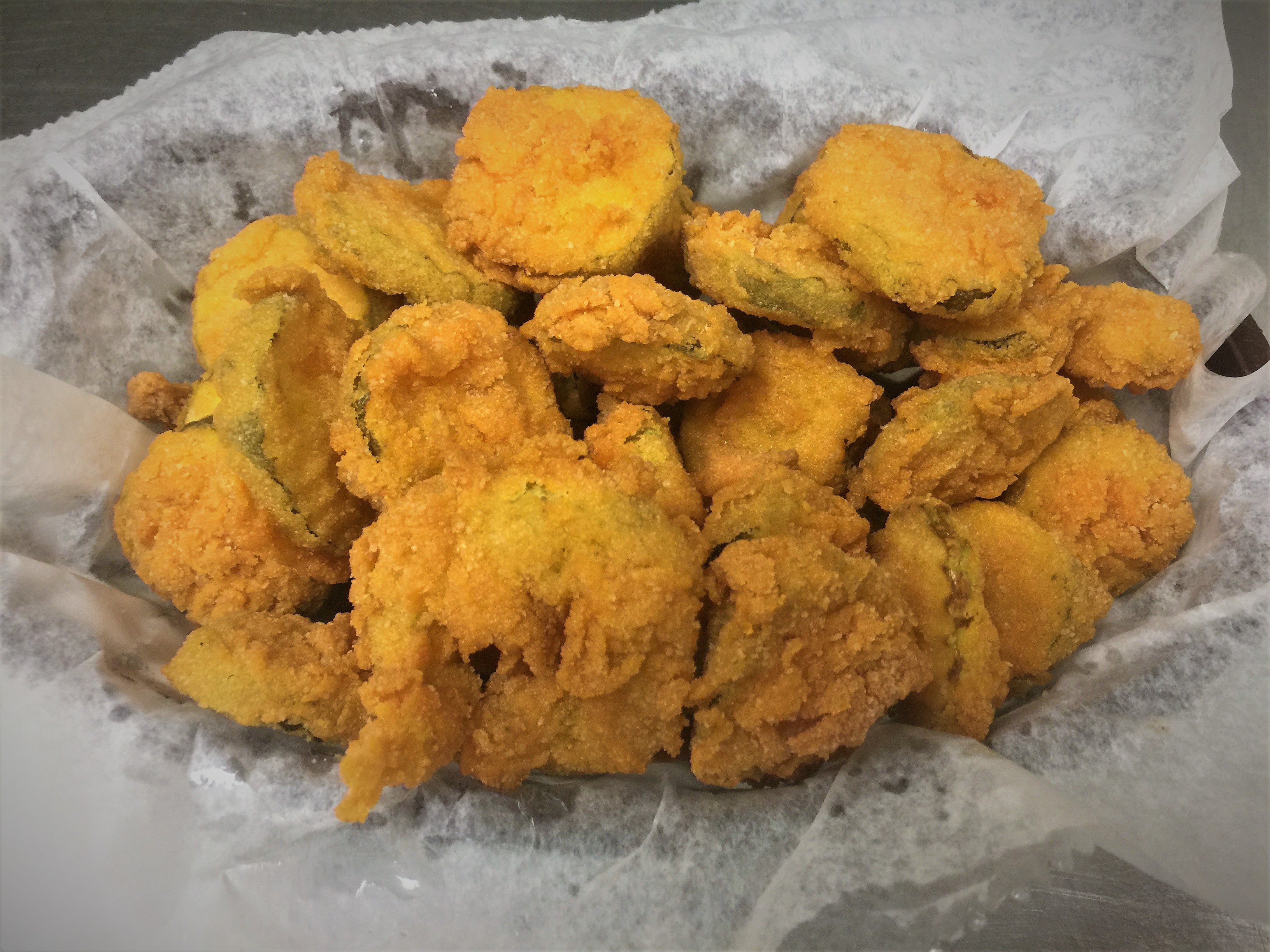 Order Fried Pickles food online from Tick Tock Tavern store, Lafayette on bringmethat.com