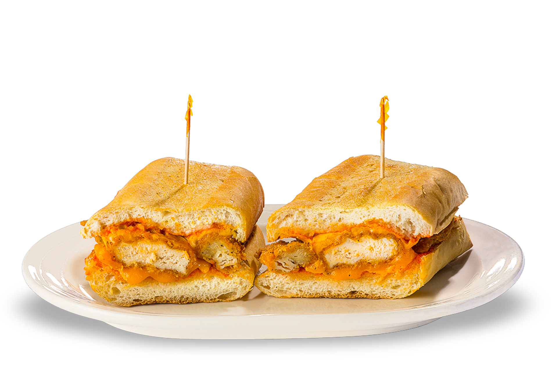Order Hot Wing Hoagie food online from Glass Nickel Pizza Co. - East store, Madison on bringmethat.com
