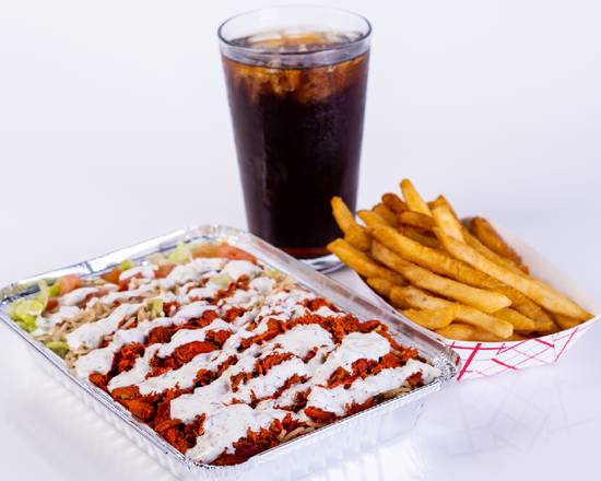 Order Chicken Platter Combo food online from New York Chicken & Gyro store, Los Angeles on bringmethat.com