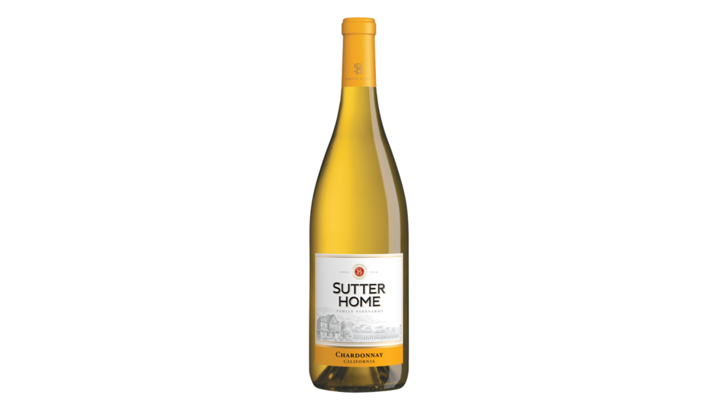 Order Sutter Home Family Vineyards Chardonnay 4 Pack 187mL food online from Rancho Liquor store, Thousand Oaks on bringmethat.com