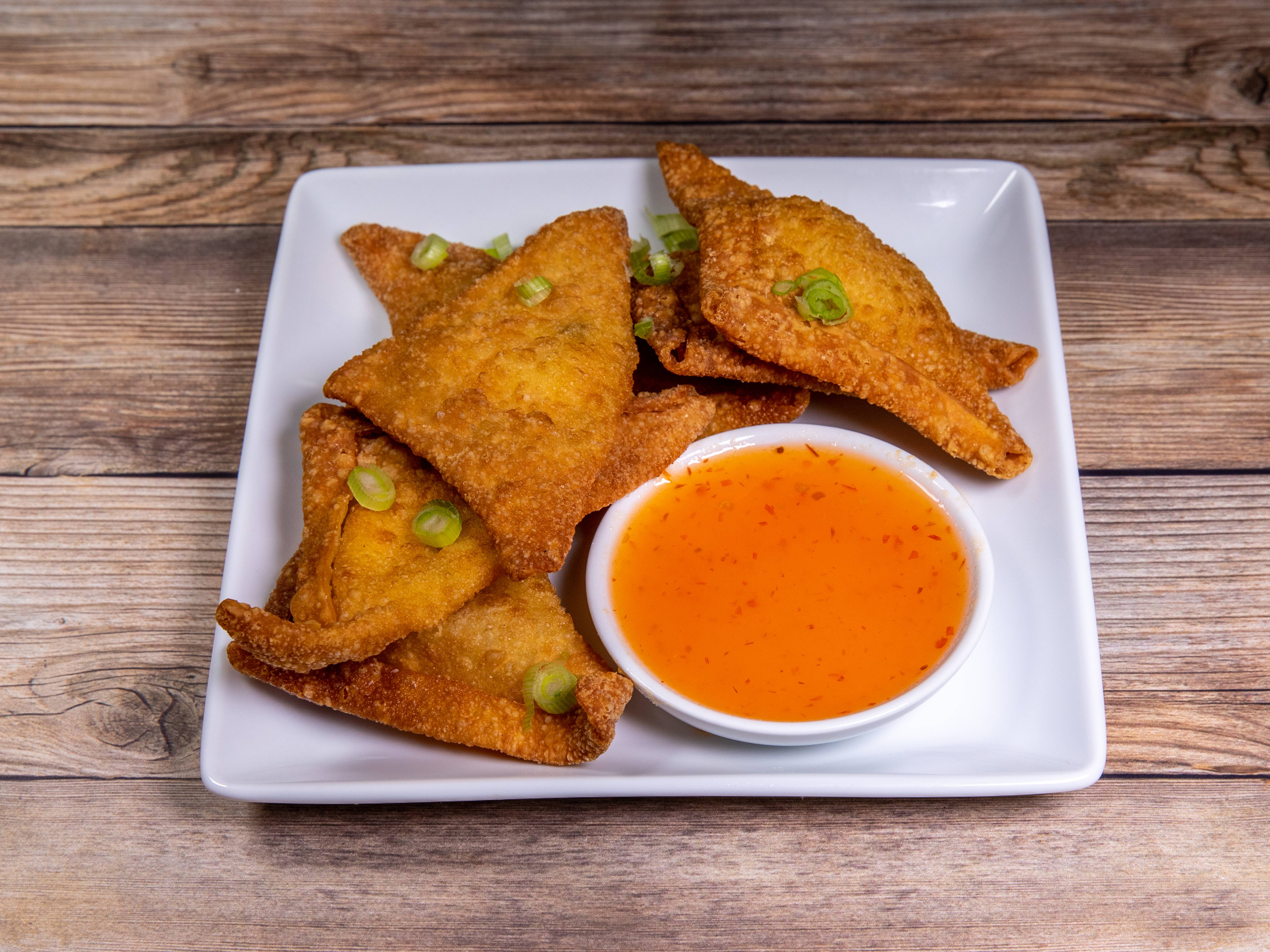 Order Crab  Rangoon (6) food online from Lava Grill store, Euless on bringmethat.com
