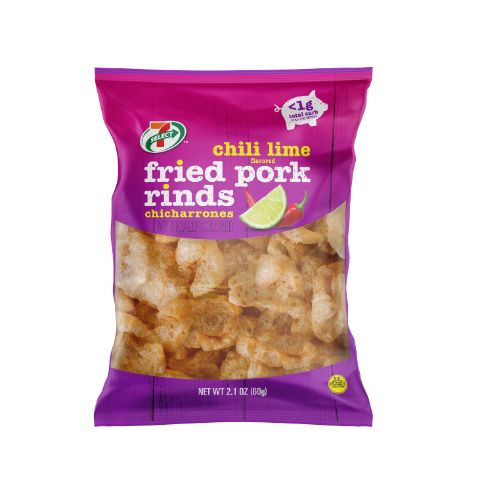 Order 7-Select Pork Rinds Chili Lime 2.125oz food online from 7-Eleven store, Lavon on bringmethat.com
