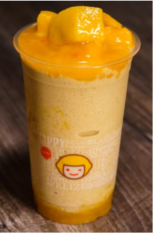 Order F2. Mango Matcha Smoothie food online from Happy Lemon store, Berkeley on bringmethat.com