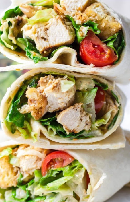 Order Grilled Chicken Caesar Wrap food online from Chex Grill & Bar store, Charlotte on bringmethat.com