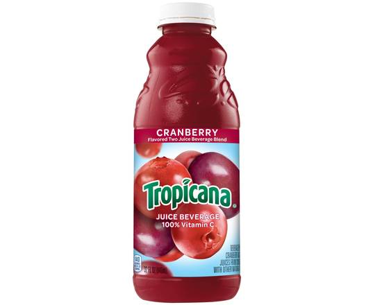 Order Tropicana Cranberry Juice, 32oz mixer food online from Pit Stop Liquor Mart store, El Monte on bringmethat.com