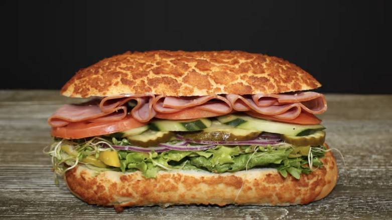 Order Turkey Ham Sandwich food online from Bagel Street Cafe store, Alamo on bringmethat.com