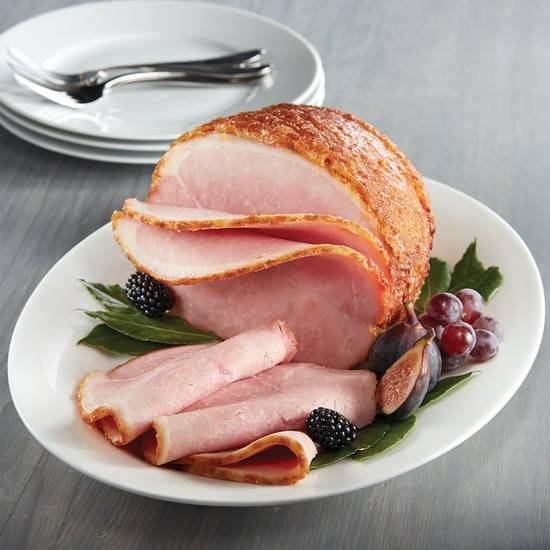 Order Half Boneless HoneyBaked Ham 3-3.99 lbs. food online from Honey Baked Ham store, Charlotte on bringmethat.com