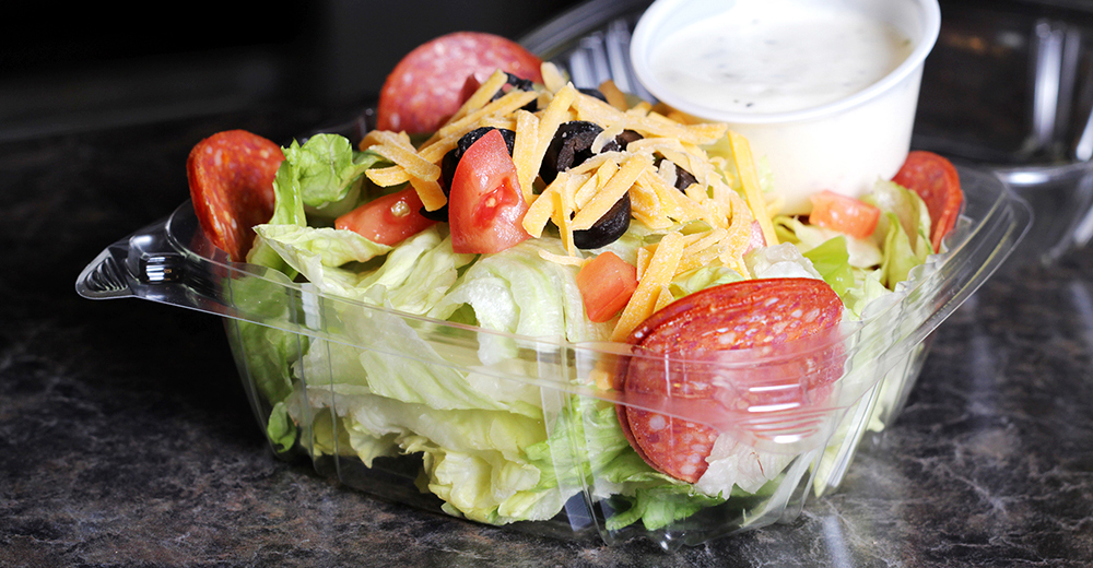 Order Garden Salad food online from Two Cousins Pizza store, Mansfield on bringmethat.com