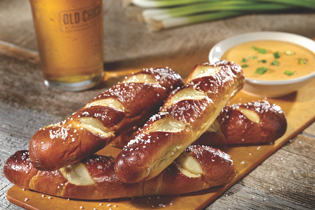Order BAVARIAN PRETZEL STICKS food online from Old Chicago Pizza + Taproom store, Waco on bringmethat.com