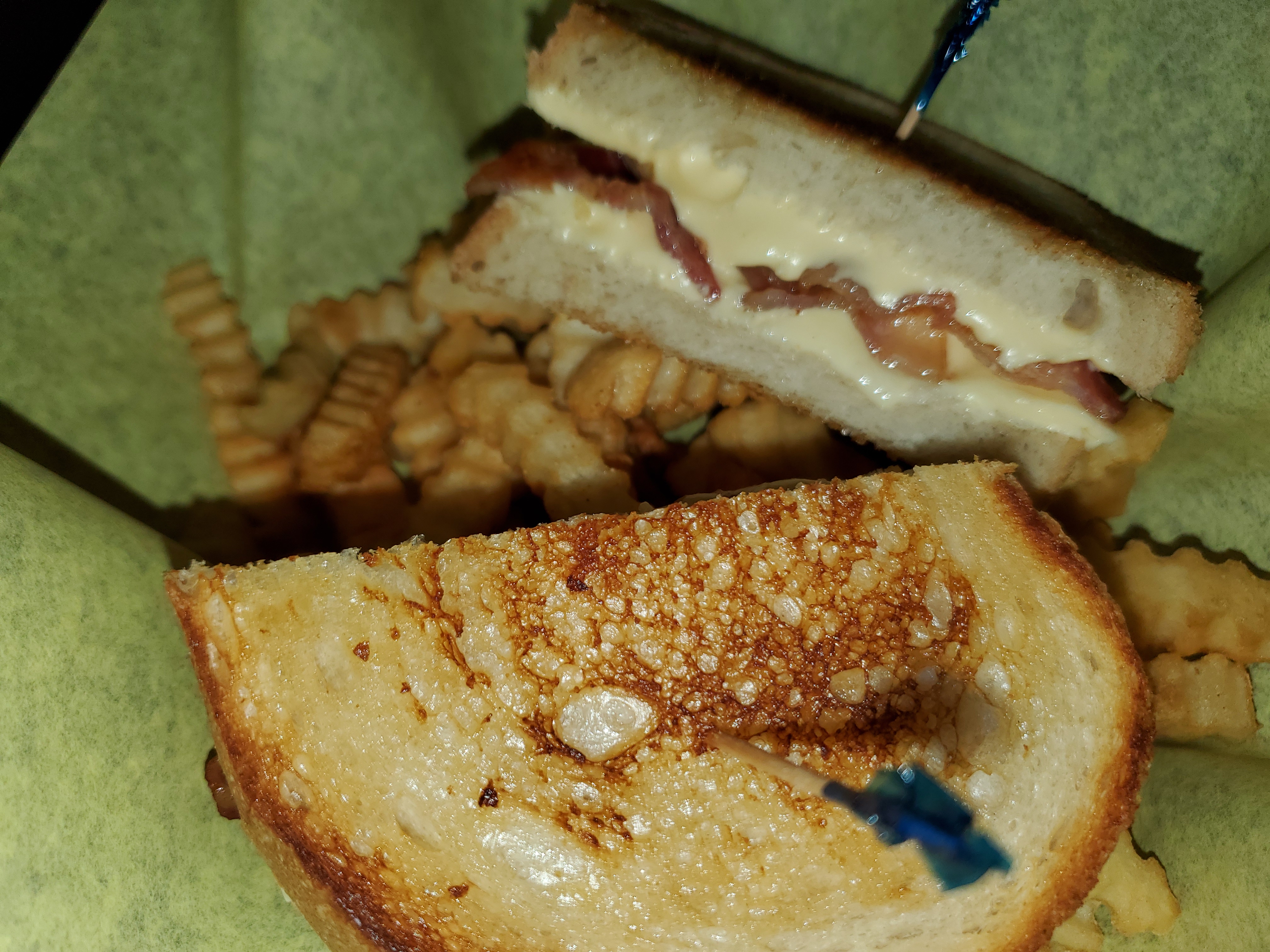 Order Bacon Grilled Cheese Sandwich food online from Tonys Sports Bar store, Oceanside on bringmethat.com