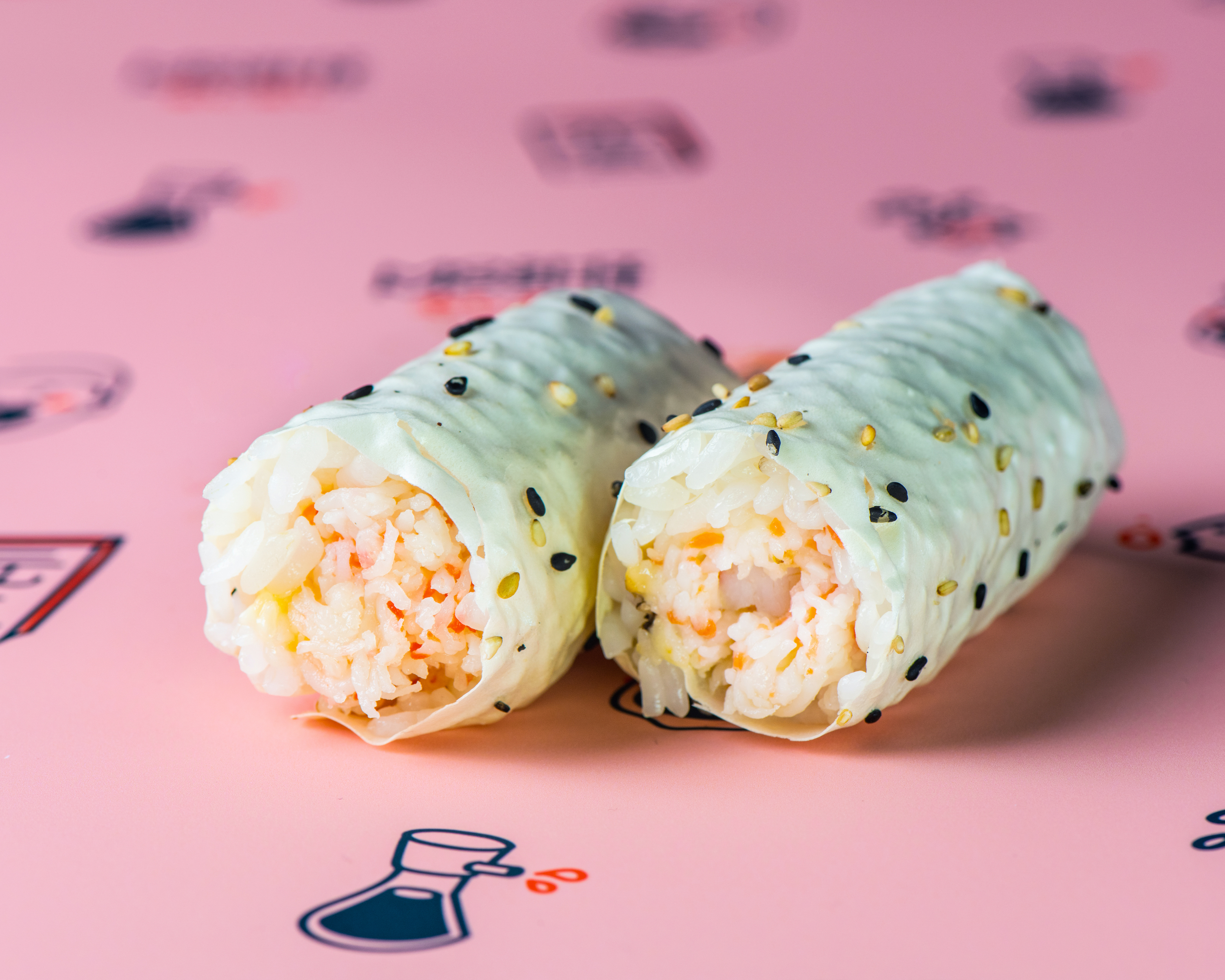 Order The Original Baked Crab Handroll food online from Krispy Rice store, West Covina on bringmethat.com