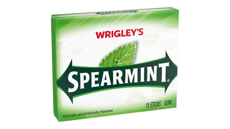 Order Wrigley'S Spearmint Chewing Gum, 15 Piece food online from Red Roof Market store, Lafollette on bringmethat.com