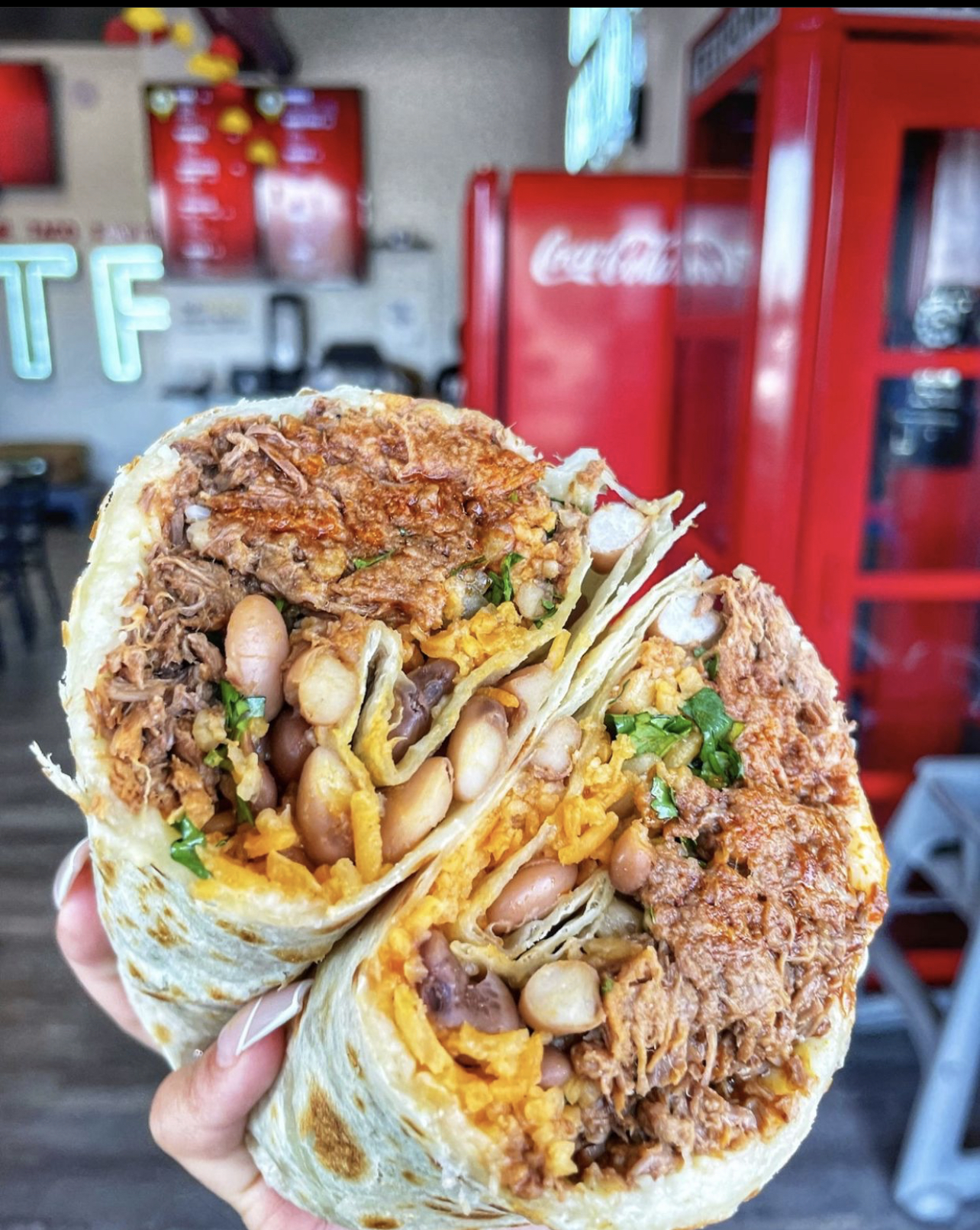 Order Birria Burrito food online from The Taco Spot store, Chandler on bringmethat.com