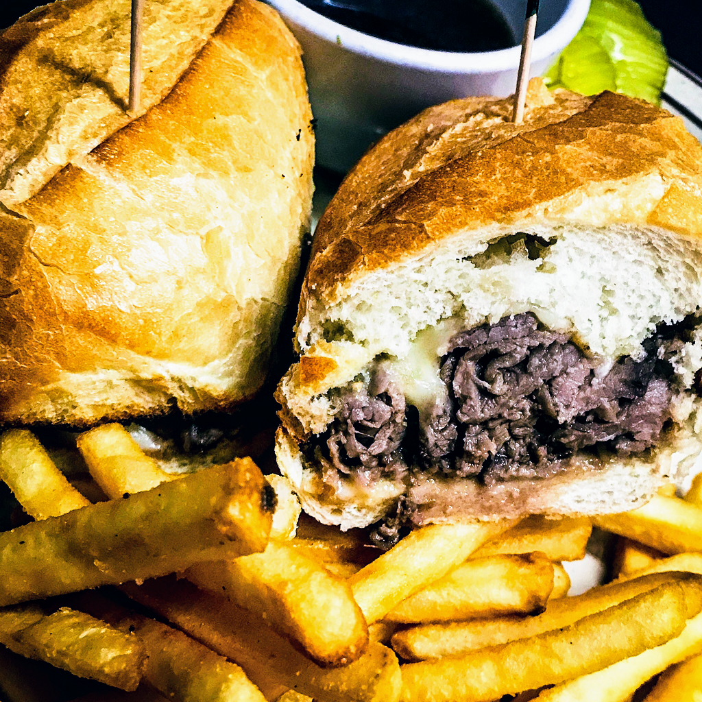 Order French Dip Sandwich food online from Charlie Browns Bar & Grill store, Denver on bringmethat.com