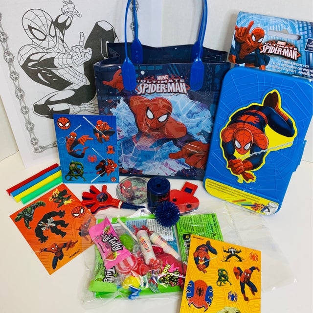 Order Kid's Spider Man Basket  food online from Sweetheart Gifts store, Morrow on bringmethat.com