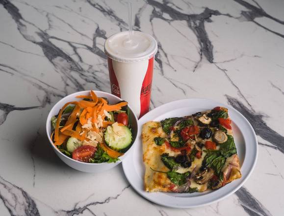 Order Slice, Deli salad and A drink food online from Pizza Republic store, San Luis Obispo on bringmethat.com