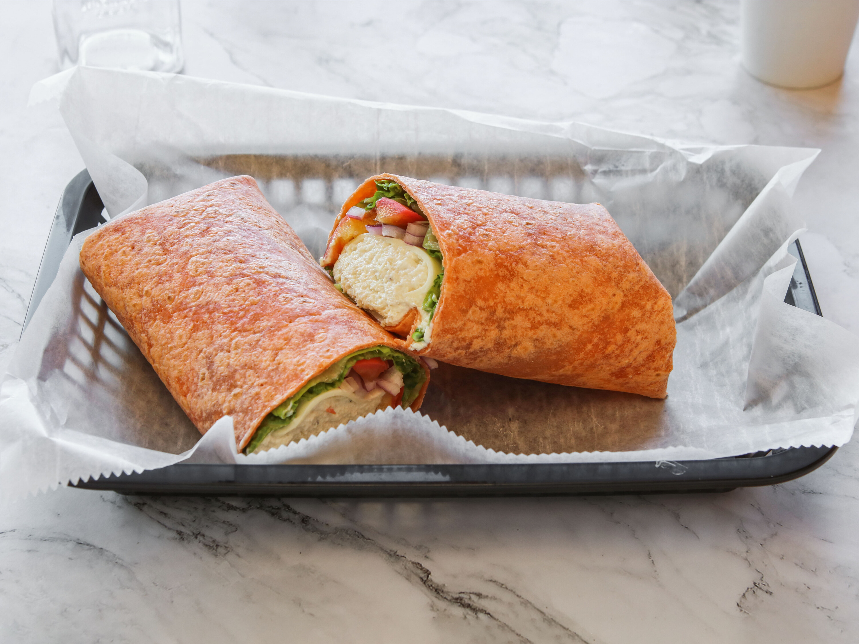 Order Chicken Caesar Wrap food online from Primo Pizza store, Bellingham on bringmethat.com