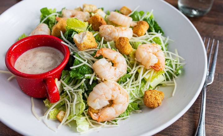 Order Romaine Caesar Salad -shrimp food online from Las Brisas Mexican Restaurant store, Edmonds on bringmethat.com
