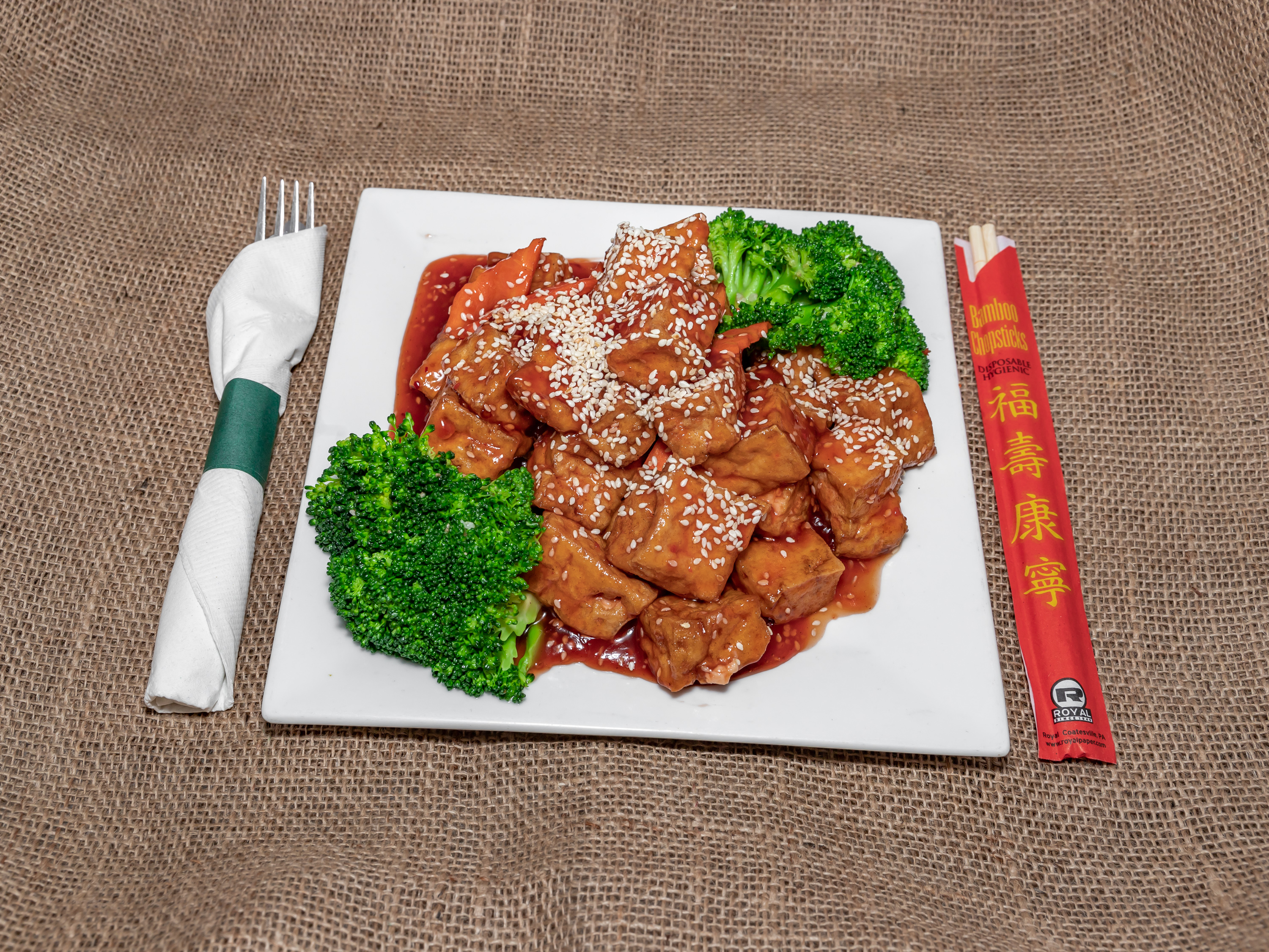 Order 98. Peking Sesame Tofu food online from Mandarin Cuisine store, Needham Heights on bringmethat.com