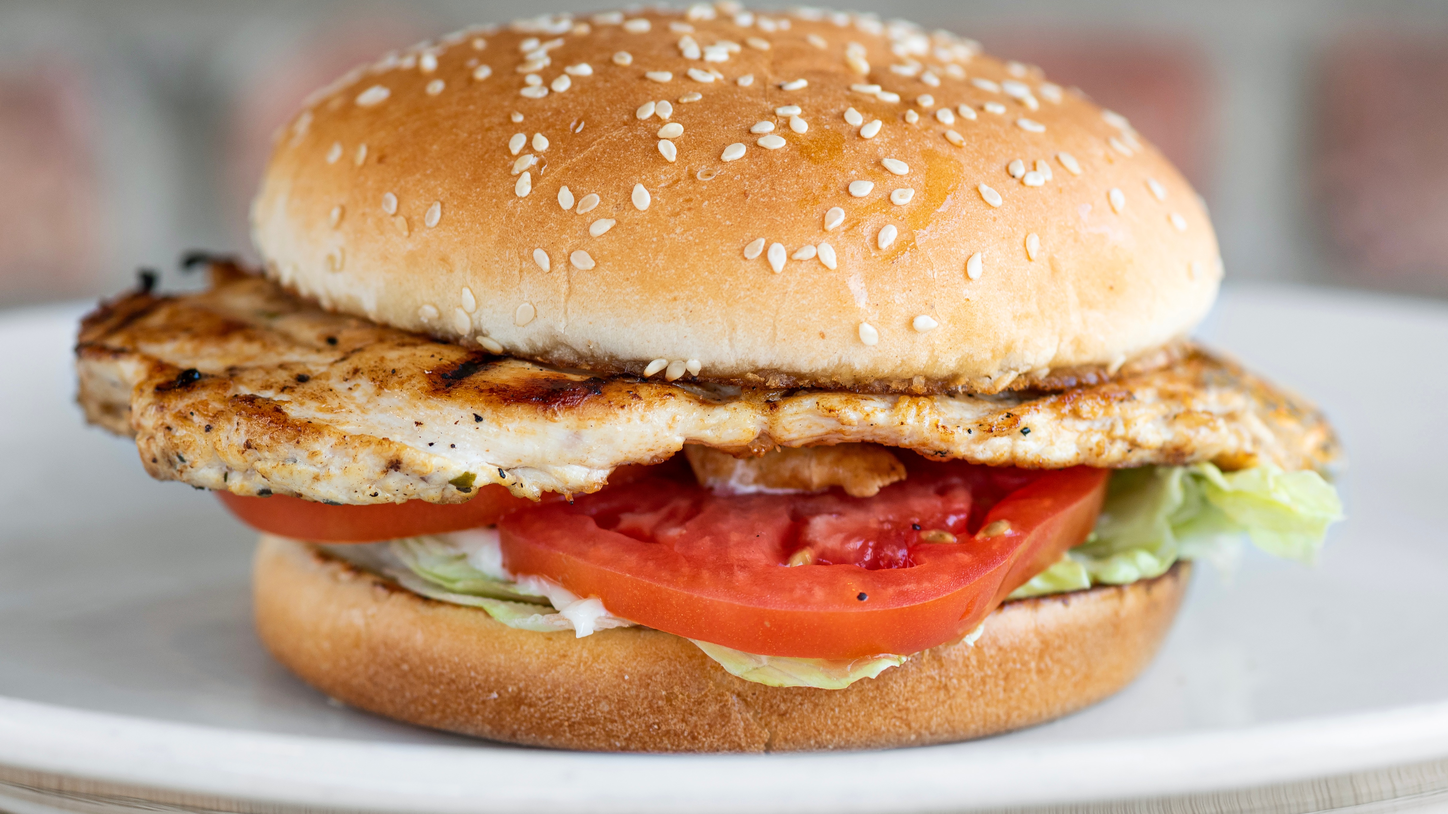 Order Charbroiled Chicken Breast Sandwich food online from Hub's store, Chicago on bringmethat.com
