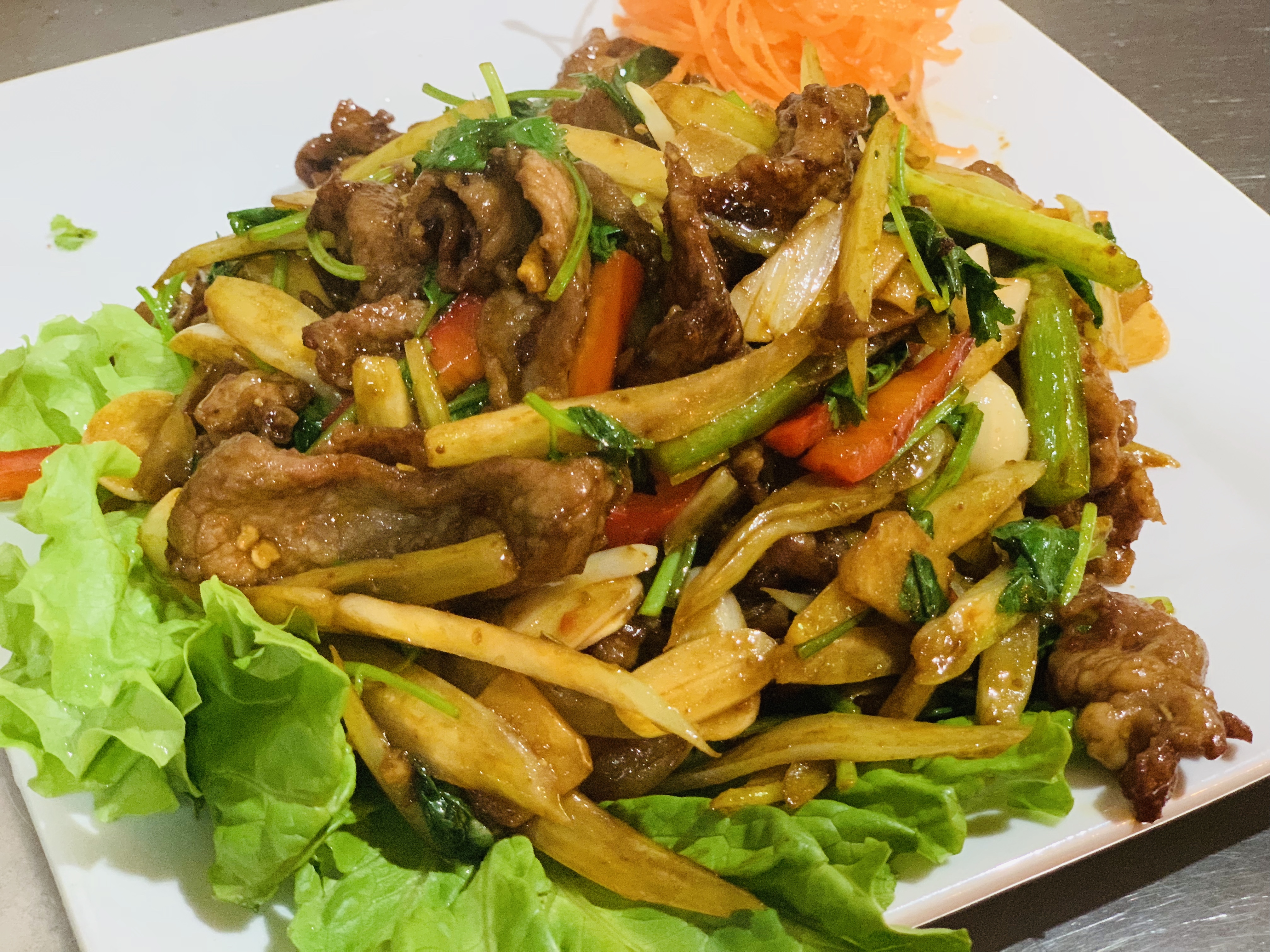 Order Sichuan Beef food online from Trendy Dumpling store, Houston on bringmethat.com