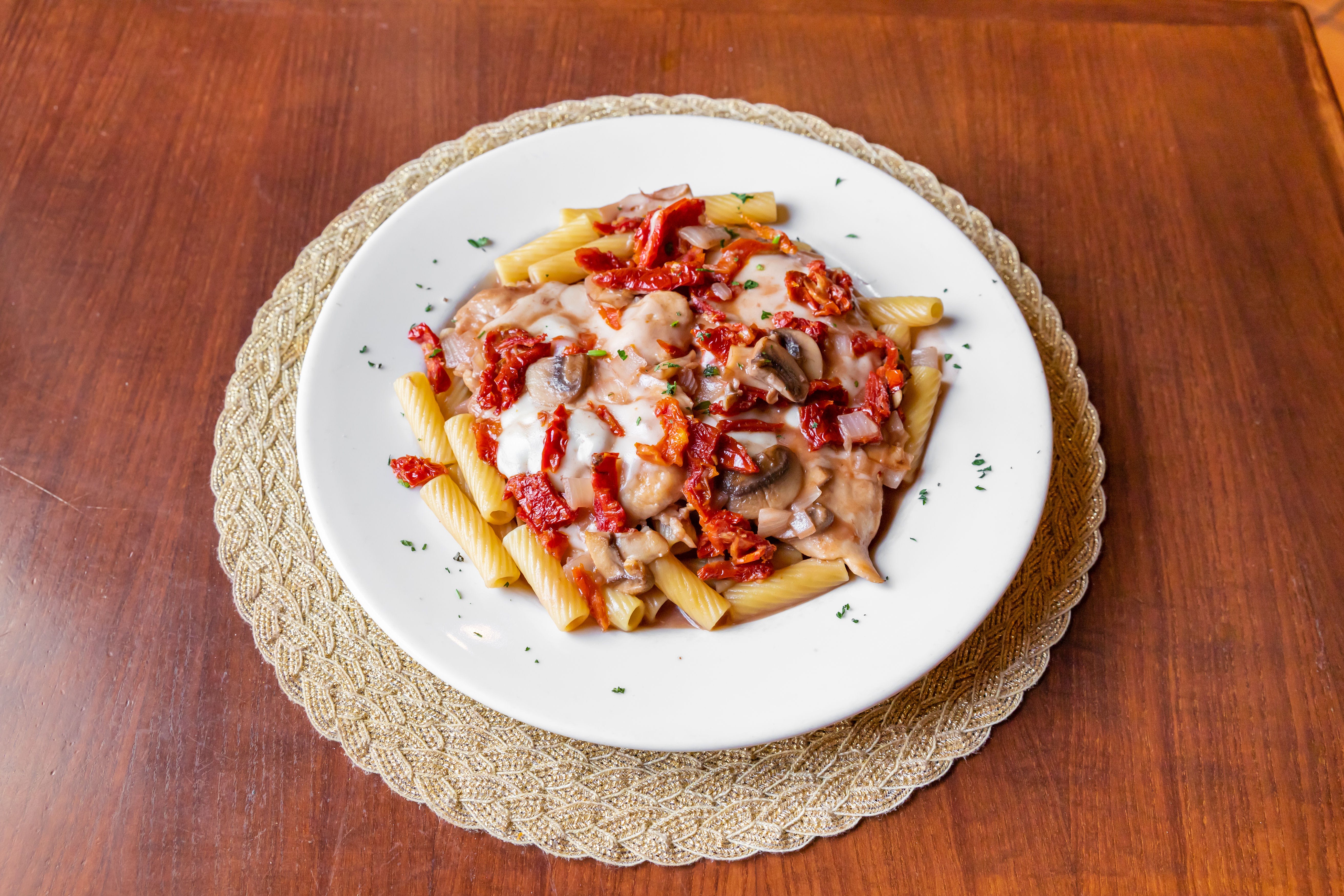 Order Veal Valeria - Entree food online from Cafe Maria Ristorante & Pizzeria store, Frenchtown on bringmethat.com