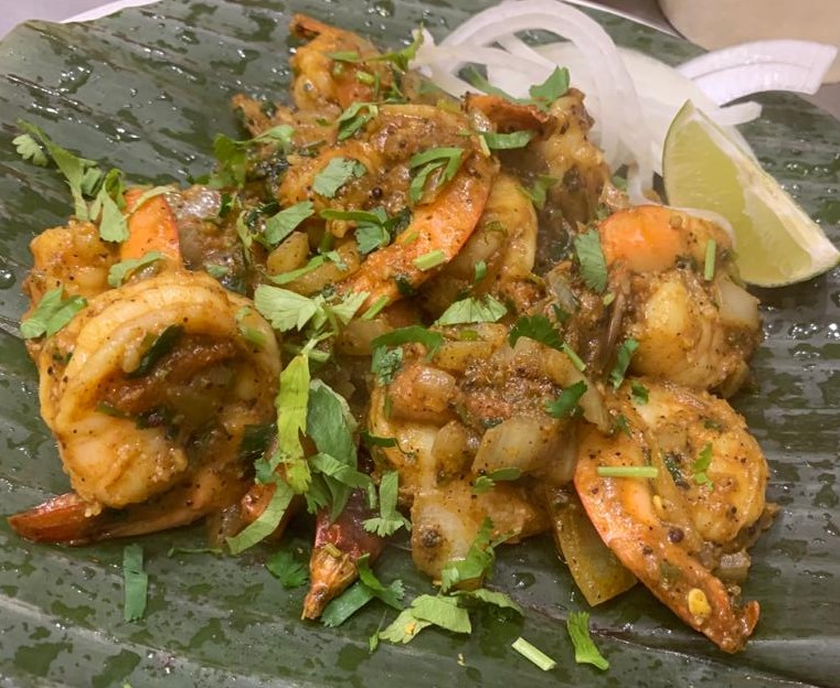 Order Shrimp Varuval food online from Thalaiva's Indian Kitchen store, Park Ridge on bringmethat.com