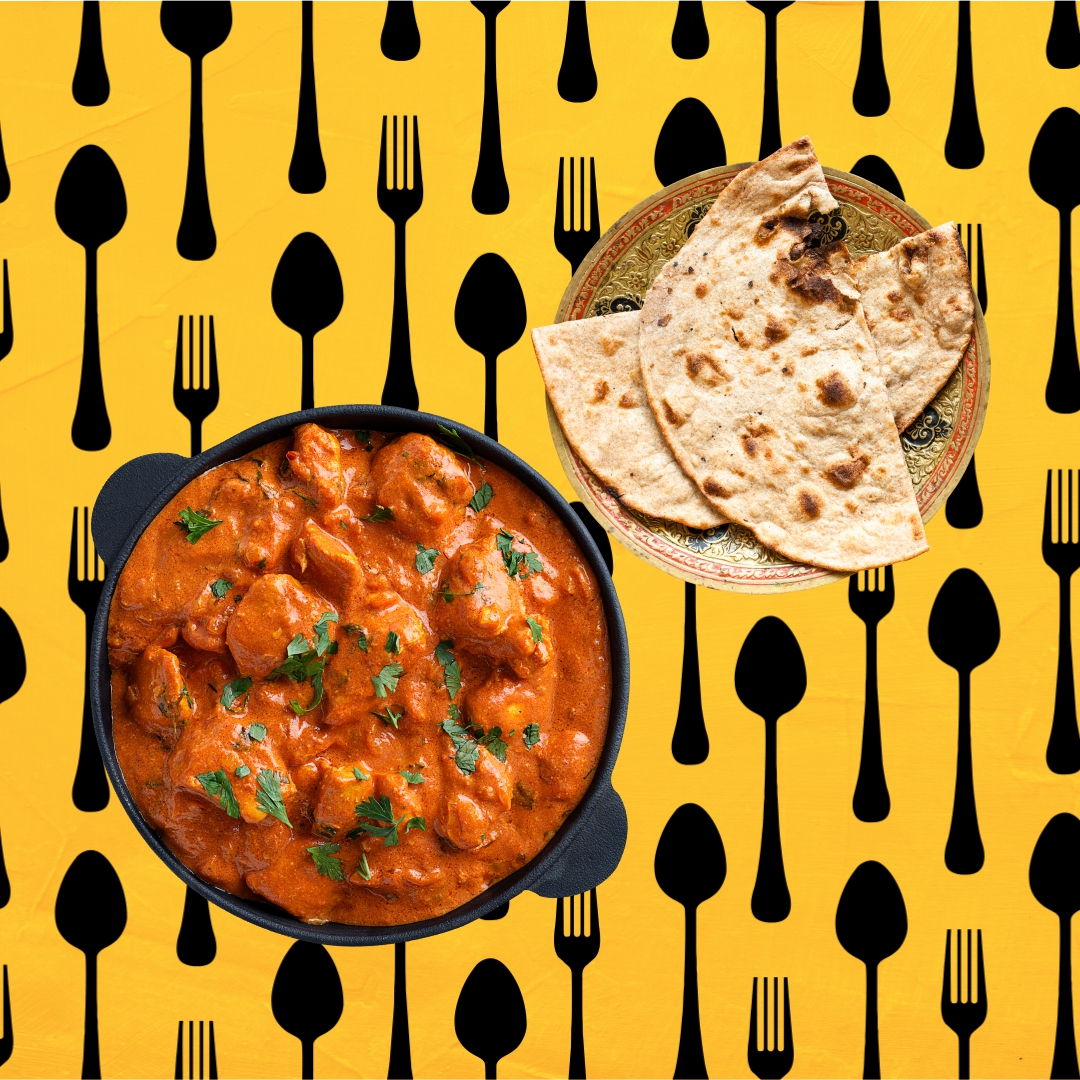 Order Butter Chicken Blast Curry & Tandoori Roti food online from Curry Spoon store, Milton on bringmethat.com