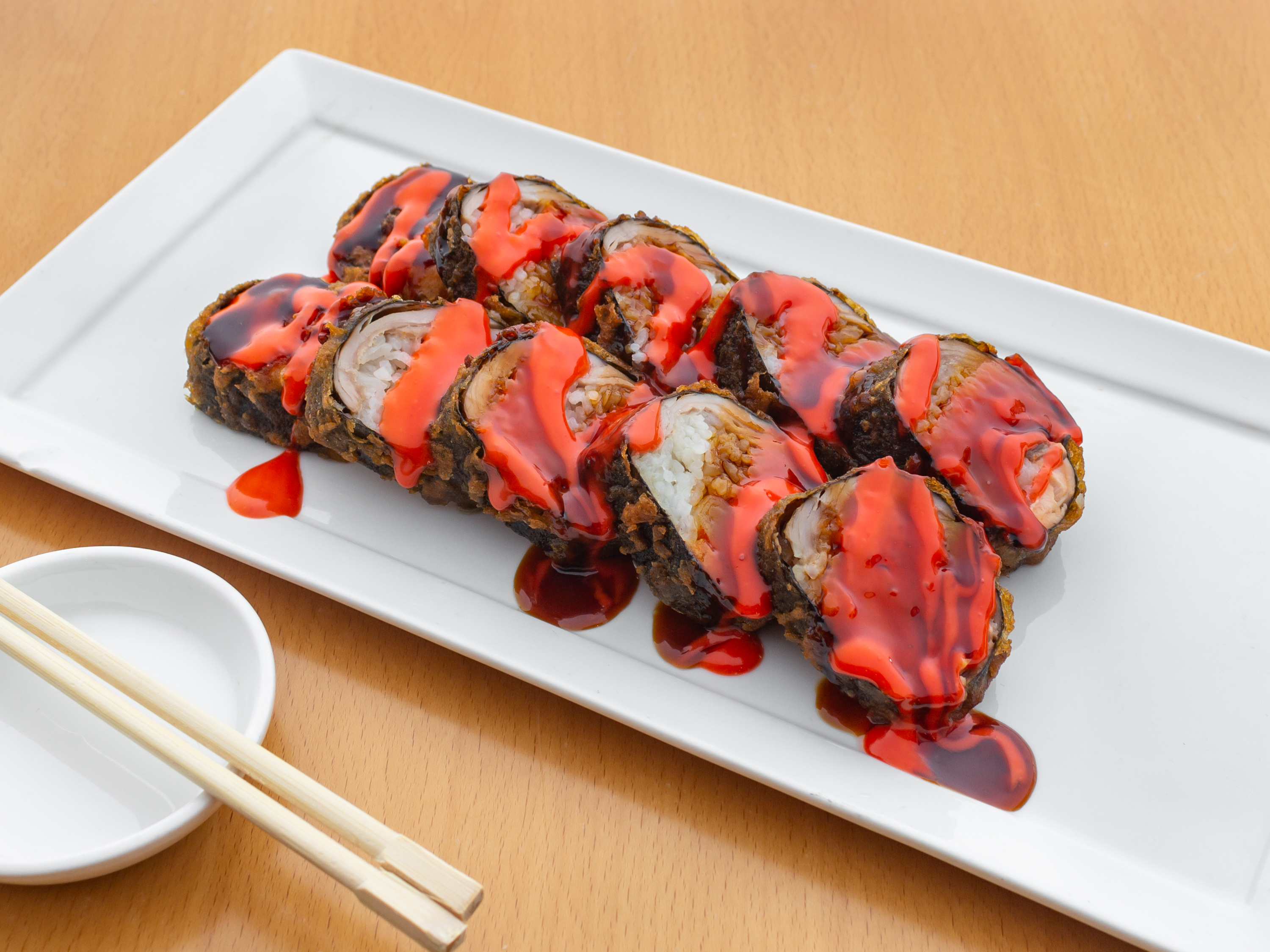 Order Godzilla Roll food online from Sushi Metsuyan store, Teaneck on bringmethat.com