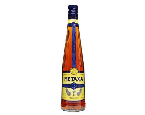 Order Metaxa, 5 Stars Brandy · 750 mL food online from House Of Wine store, New Rochelle on bringmethat.com