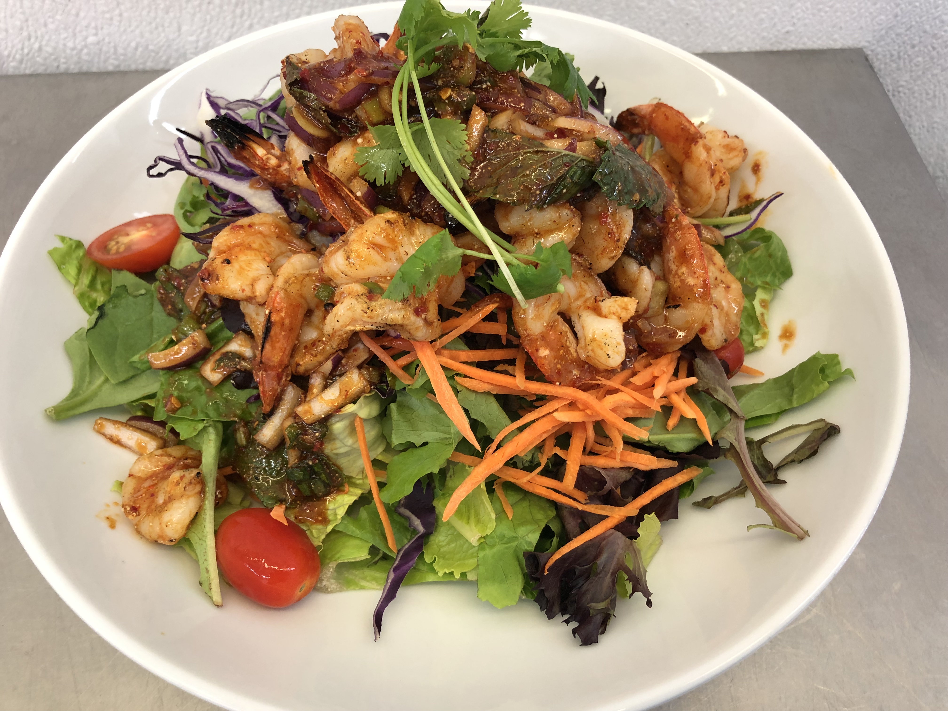 Order Sexy Shrimp Salad food online from Kinnara Thai store, Las Vegas on bringmethat.com
