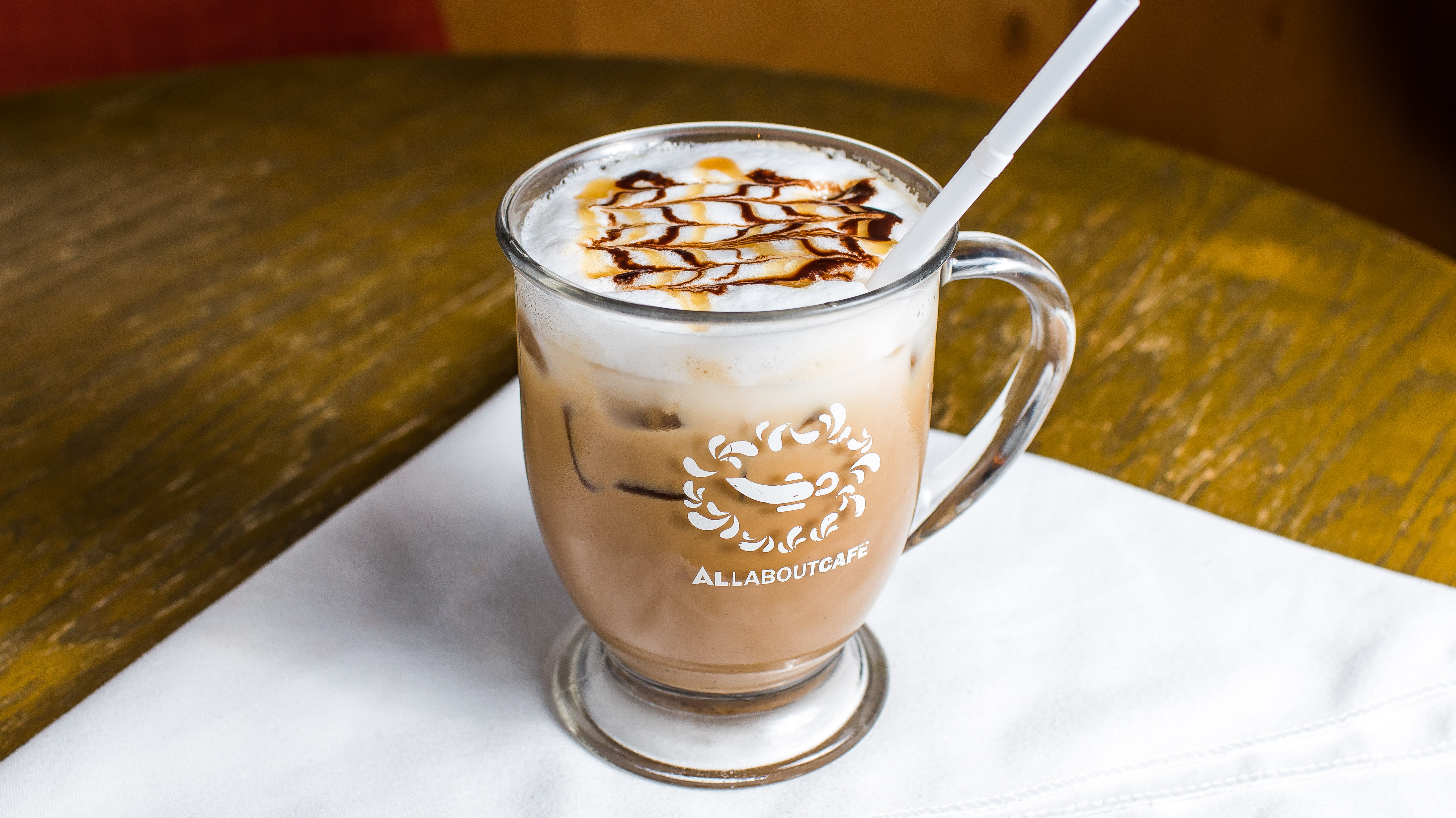 Order Iced Caramel Macchiato food online from All About Cha store, Edmond on bringmethat.com