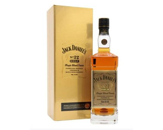 Order Jack Daniel's No. 27 Gold Tennessee Whiskey 750ml food online from House Of Wine store, New Rochelle on bringmethat.com