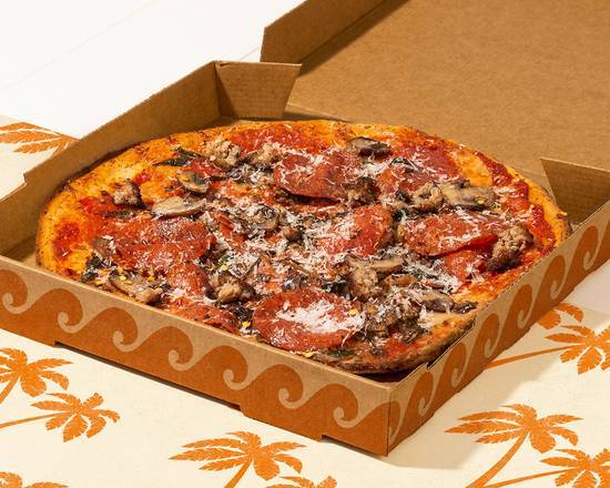 Order Sausage & Mushroom Pizza food online from Mothership Pizza store, Knoxville on bringmethat.com