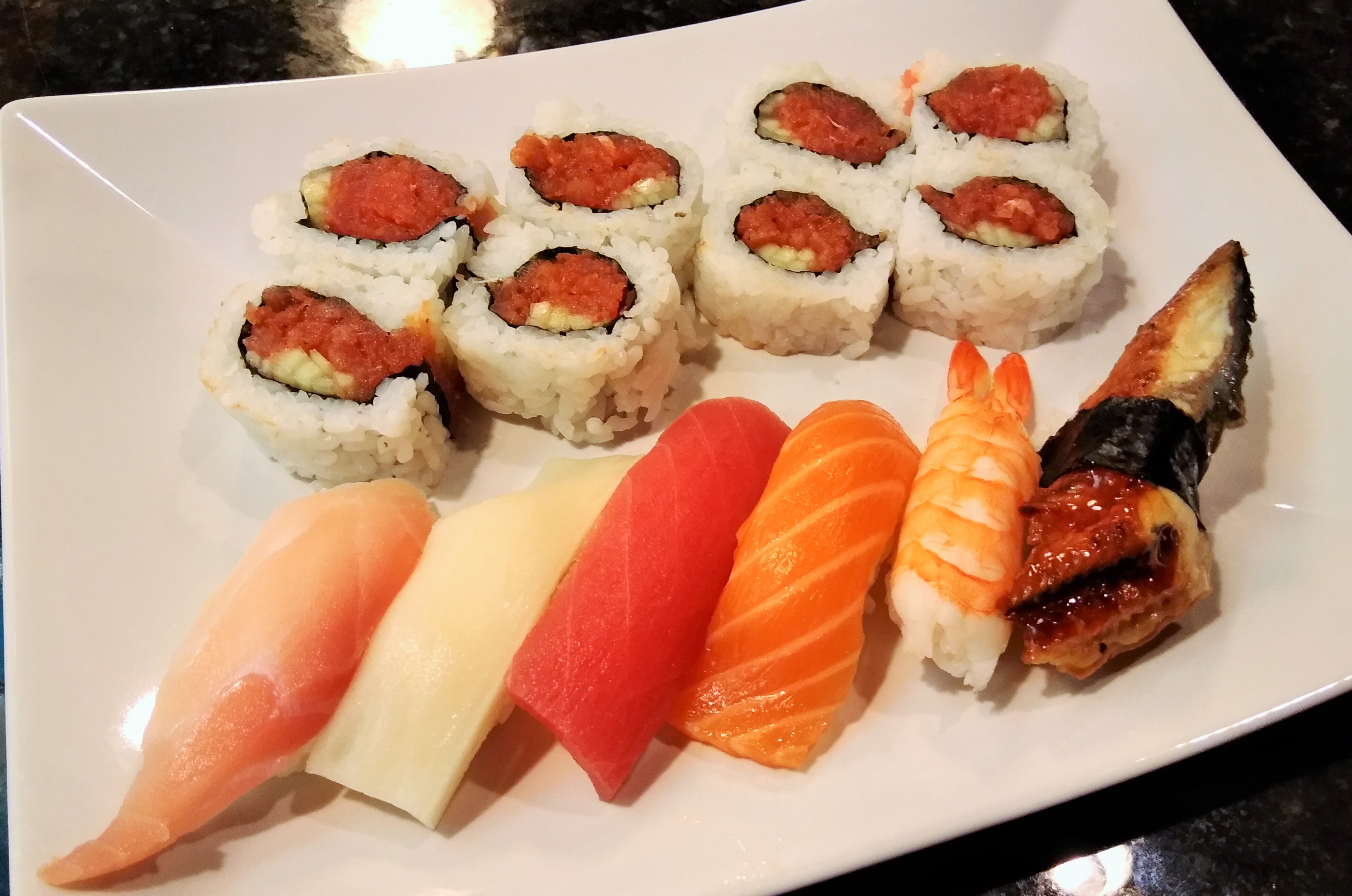 Order Sushi Combo B food online from MATSU Hibachi & Sushi store, Raleigh on bringmethat.com