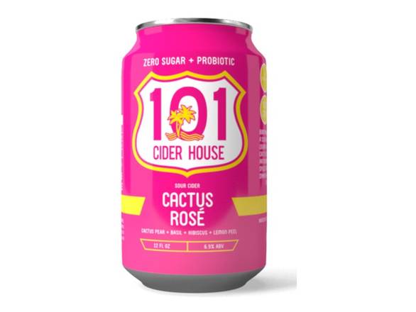 Order 101 Cider Cactus Rose - 4x 12oz Cans food online from Adam Liquor And Bottle Shop store, Redondo Beach on bringmethat.com