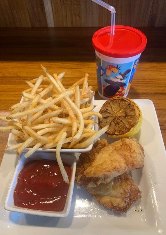 Order Kids Fish and Chips food online from Knotty Barrel store, San Diego on bringmethat.com