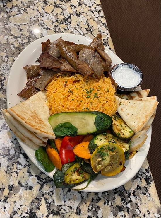 Order Gyro  Entree food online from Pita Grill &Amp; Creperie store, Summit on bringmethat.com