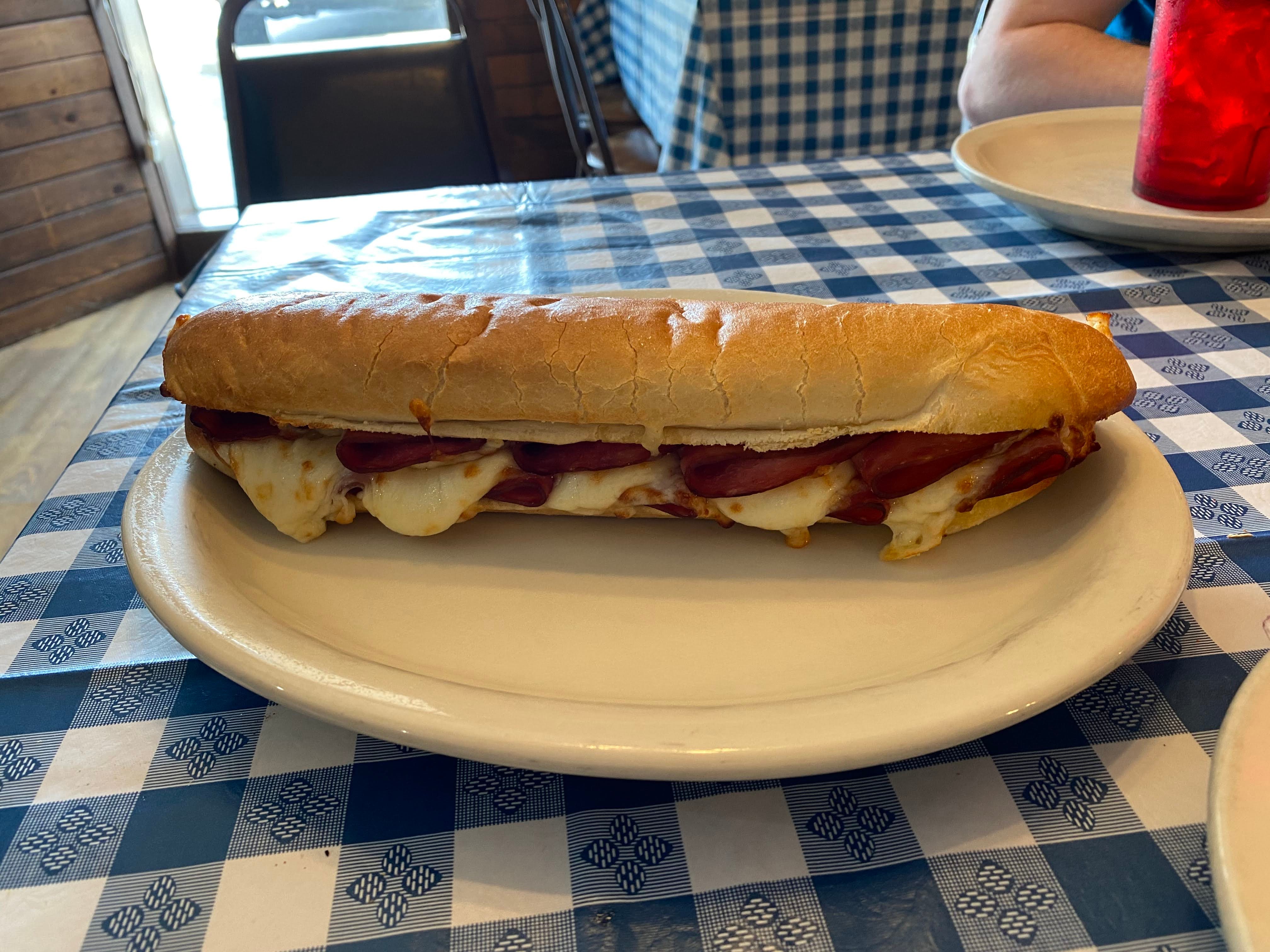 Order Ham & Cheese Sub - Half food online from Oley Pizza store, Fort Wayne on bringmethat.com