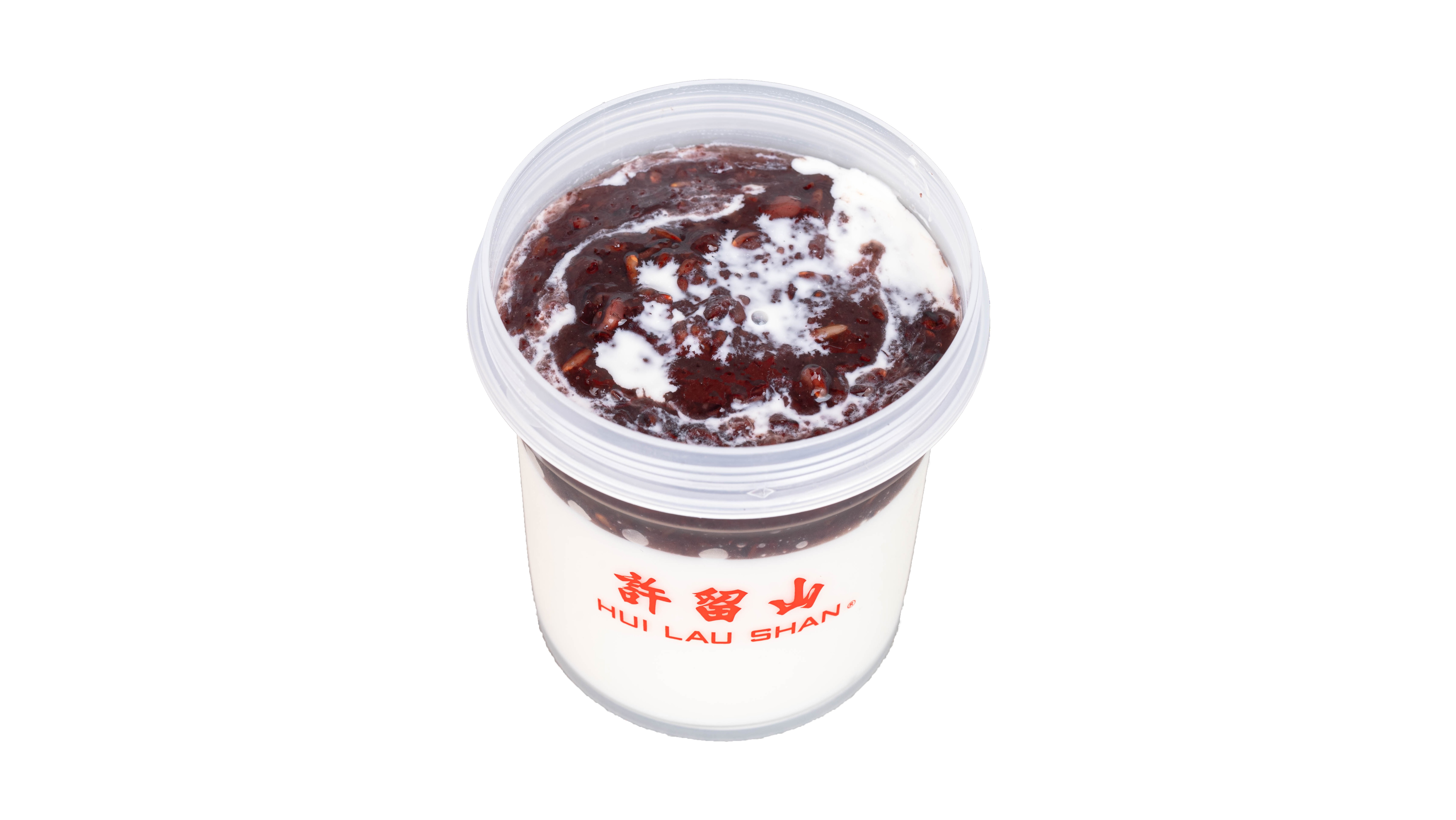 Order C7. Coconut Jelly with Black Glutinous Rice 黑糯米椰子凍 food online from Hui Lau Shan store, Arcadia on bringmethat.com