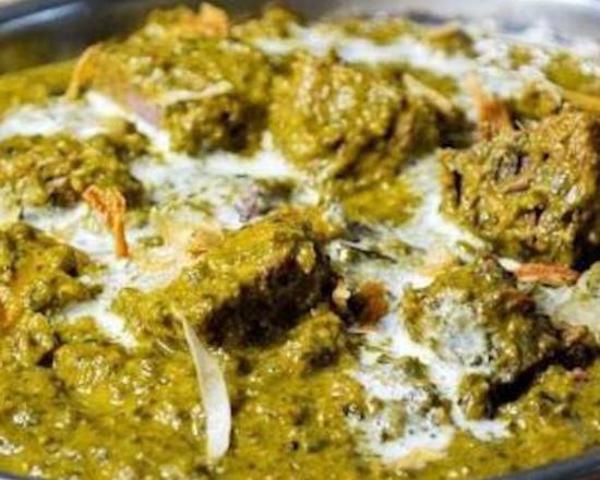 Order Mutton Saag food online from Chawla's store, New York on bringmethat.com