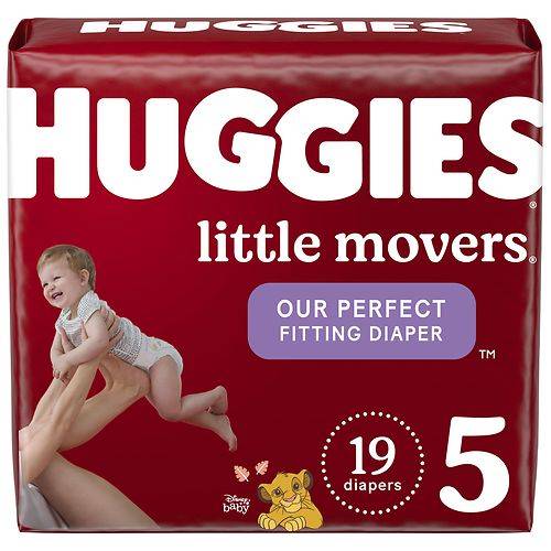 Order Huggies Little Movers Baby Diapers Size 5 - 19.0 ea food online from Walgreens store, Athens on bringmethat.com