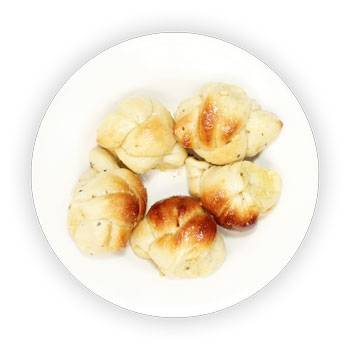 Order Garlic Knots (6) food online from Nonna Rosa store, West Norriton on bringmethat.com