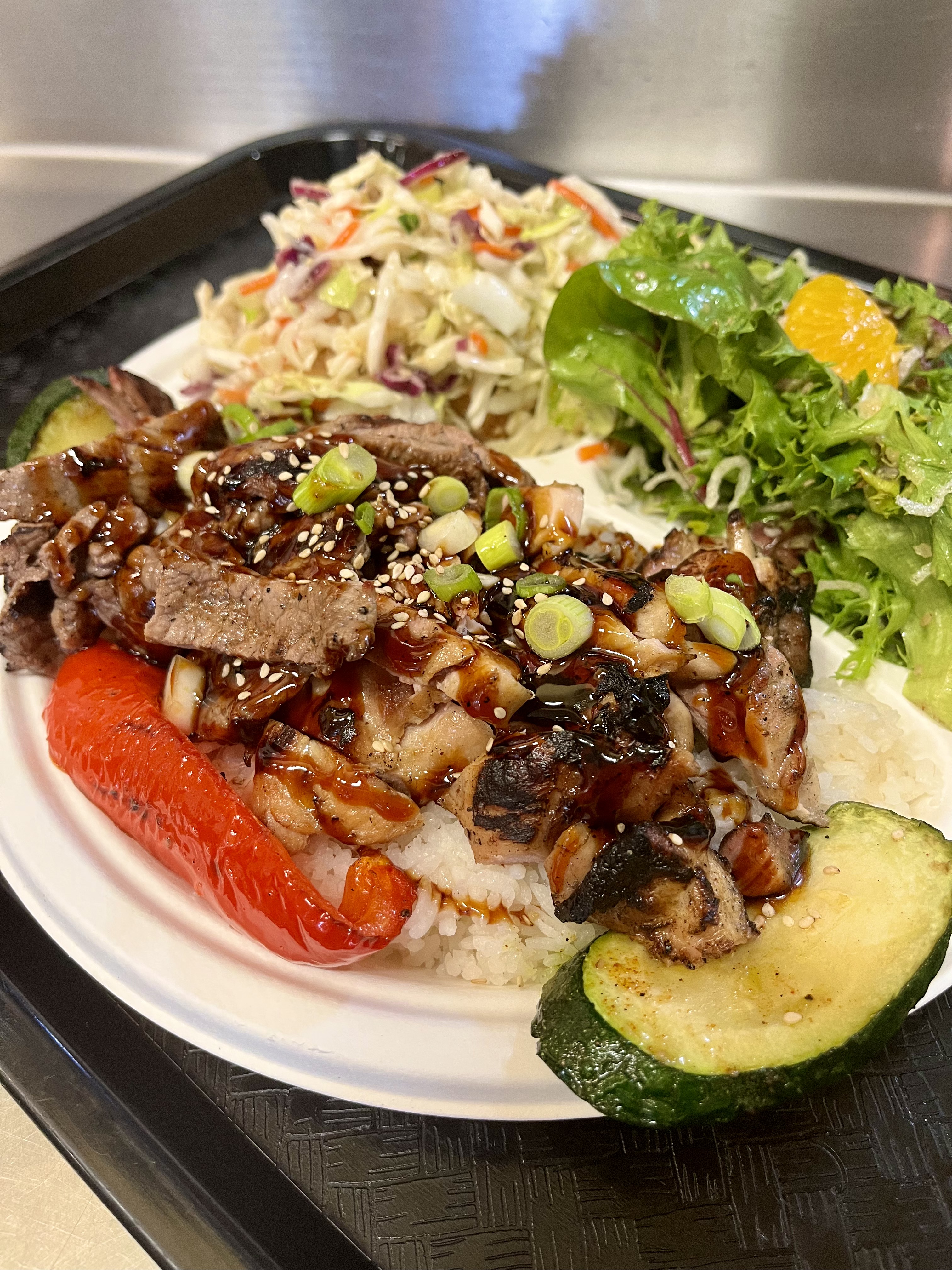 Order Steak and Chicken Plate food online from SanSai Japanese Grill  store, Woodland Hills on bringmethat.com