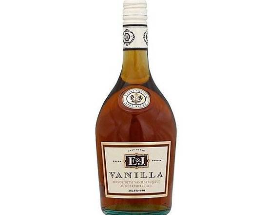 Order E & J Distillers, Vanilla Brandy · 750 mL food online from House Of Wine store, New Rochelle on bringmethat.com